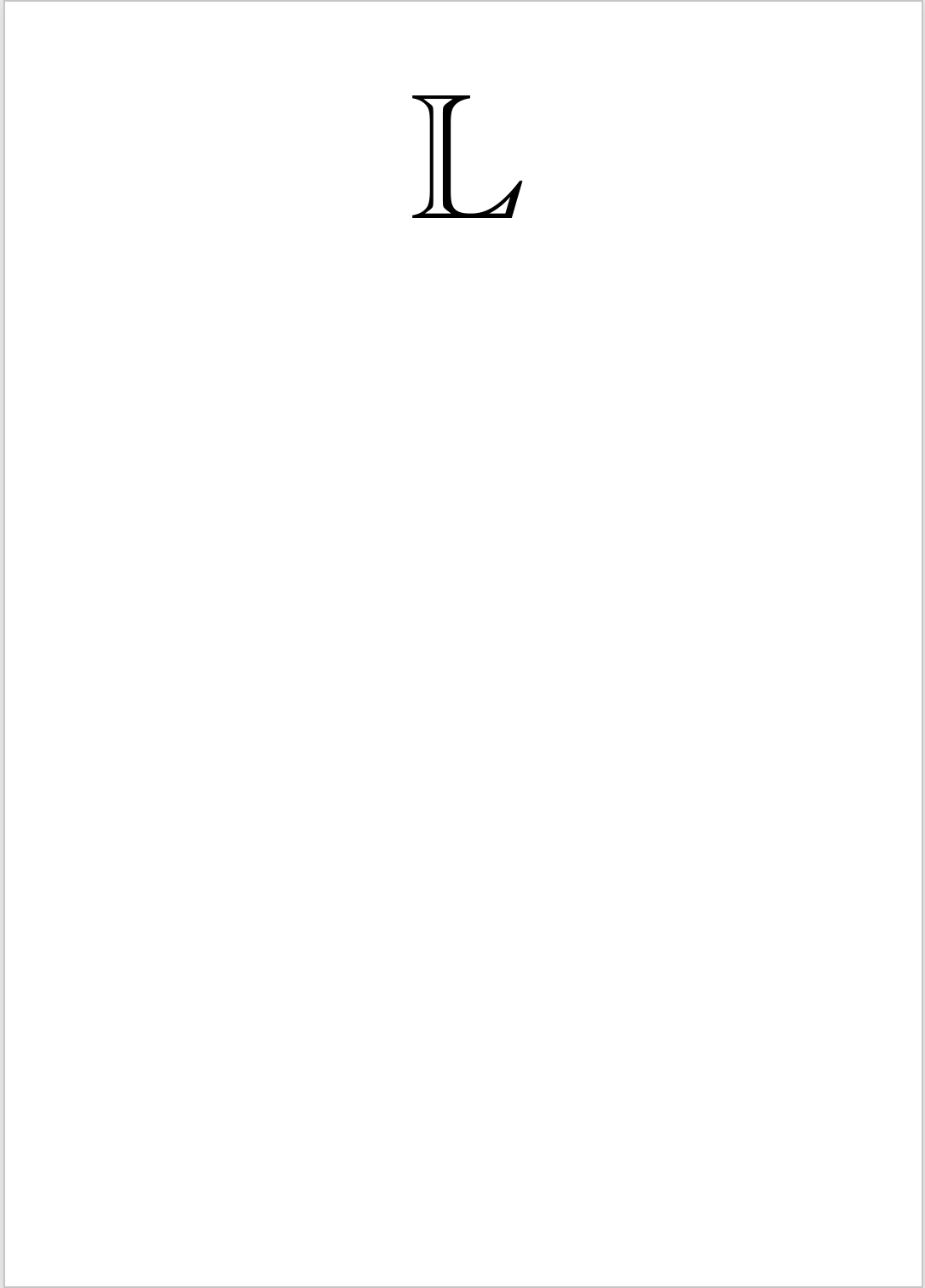 Single Initials Notepads 5x7
