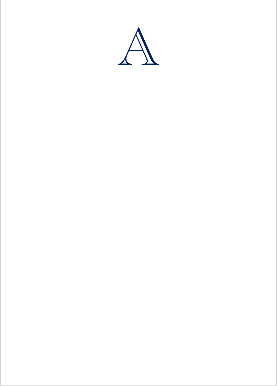 Single Initials Notepads 5x7