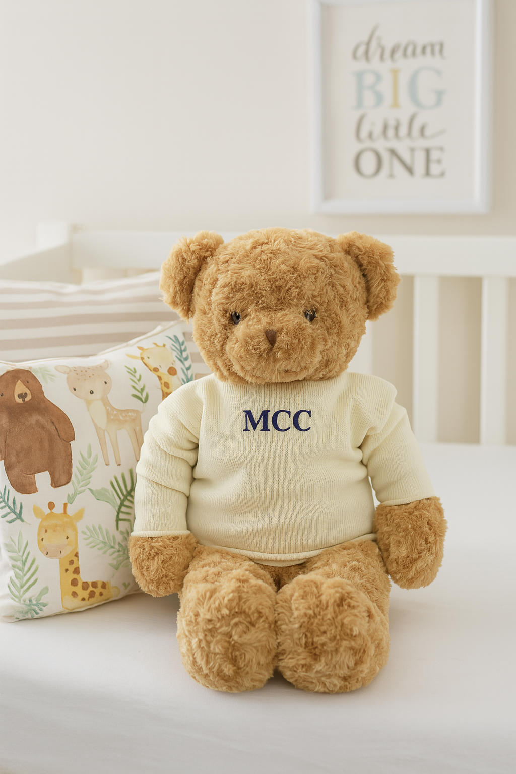 Teddy Bear with Roll Neck Sweater